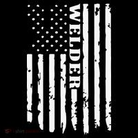 Cool Welding US Flag Art For Welder Welding Ornament thumb 1