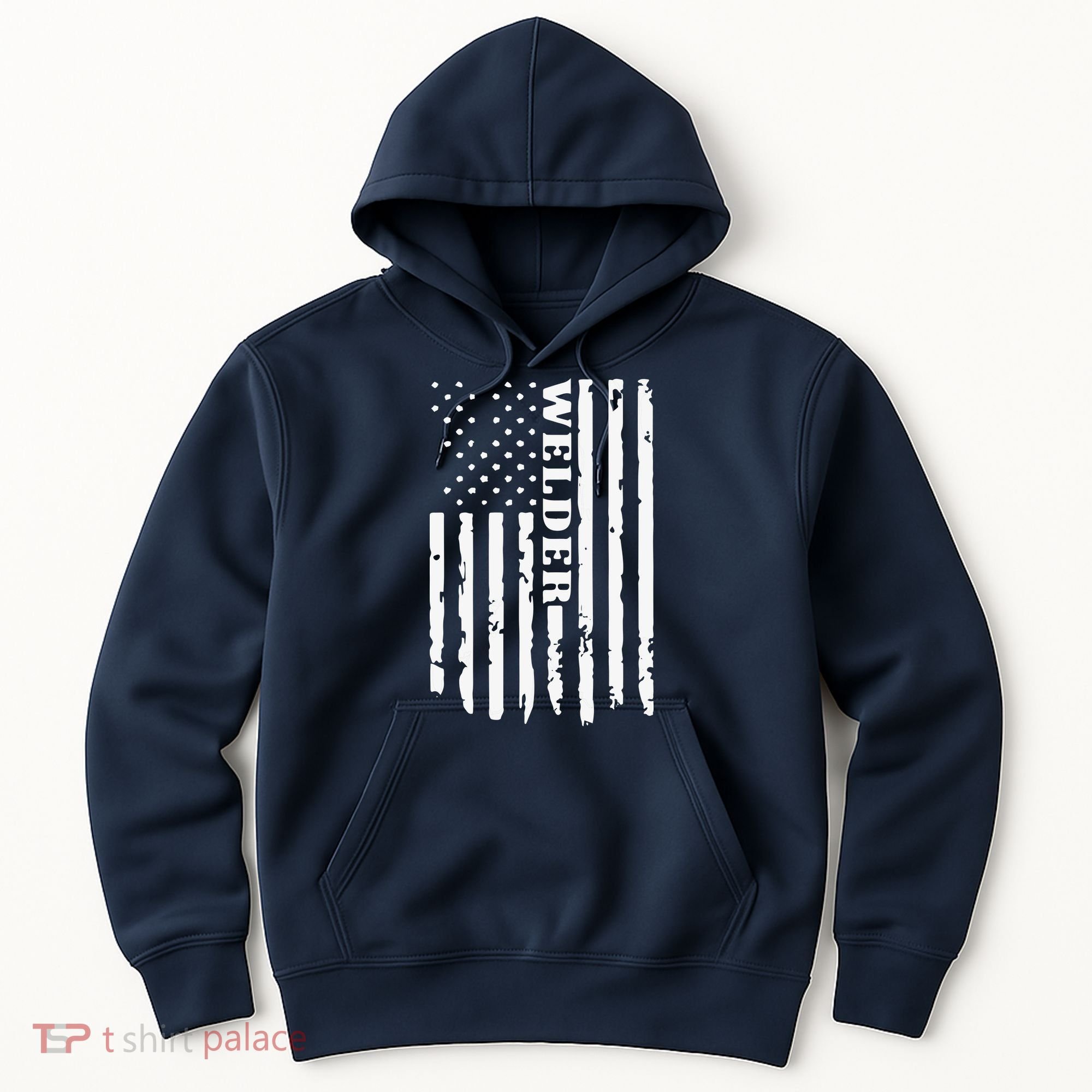 Cool Welding US Flag Art For Welder Welding Hoodie