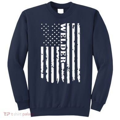 Cool Welding US Flag Art For Welder Welding Sweatshirt