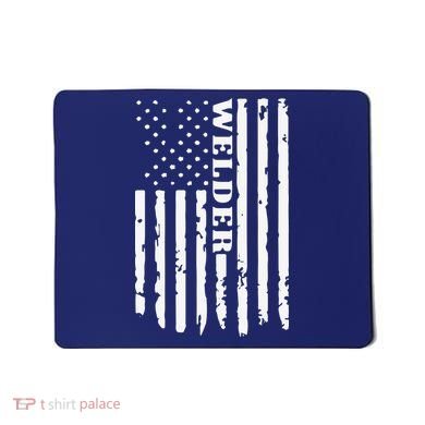 Cool Welding US Flag Art For Welder Welding Mousepad