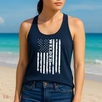 Cool Welding US Flag Art For Welder Welding Women's Tank Top thumb 2