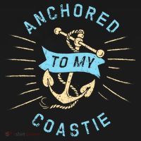 Coastie Wife Us Coast Guard Uscg Gift Anchored To Cool Gift Ladies PosiCharge Competitor Racerback Tank thumb 2