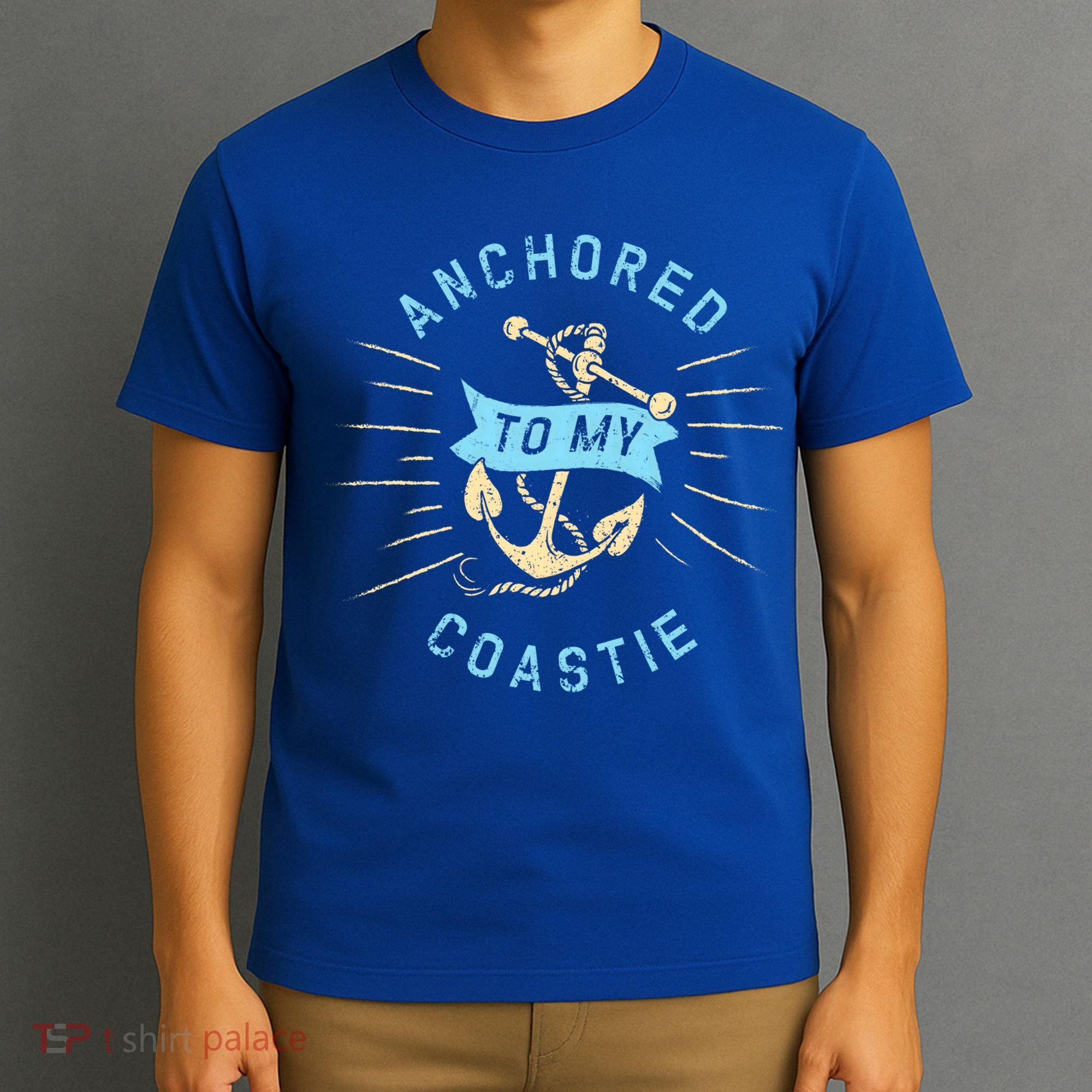 Coastie Wife Us Coast Guard Uscg Gift Anchored To Cool Gift T-Shirt