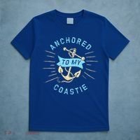Coastie Wife Us Coast Guard Uscg Gift Anchored To Cool Gift T-Shirt thumb 5