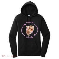 Cats Wake Up Act Silly Cat Meme Certified Freak Funny Women's Hoodie thumb 0