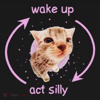 Cats Wake Up Act Silly Cat Meme Certified Freak Funny Mousepad thumb 1