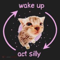Cats Wake Up Act Silly Cat Meme Certified Freak Funny Hat thumb 2