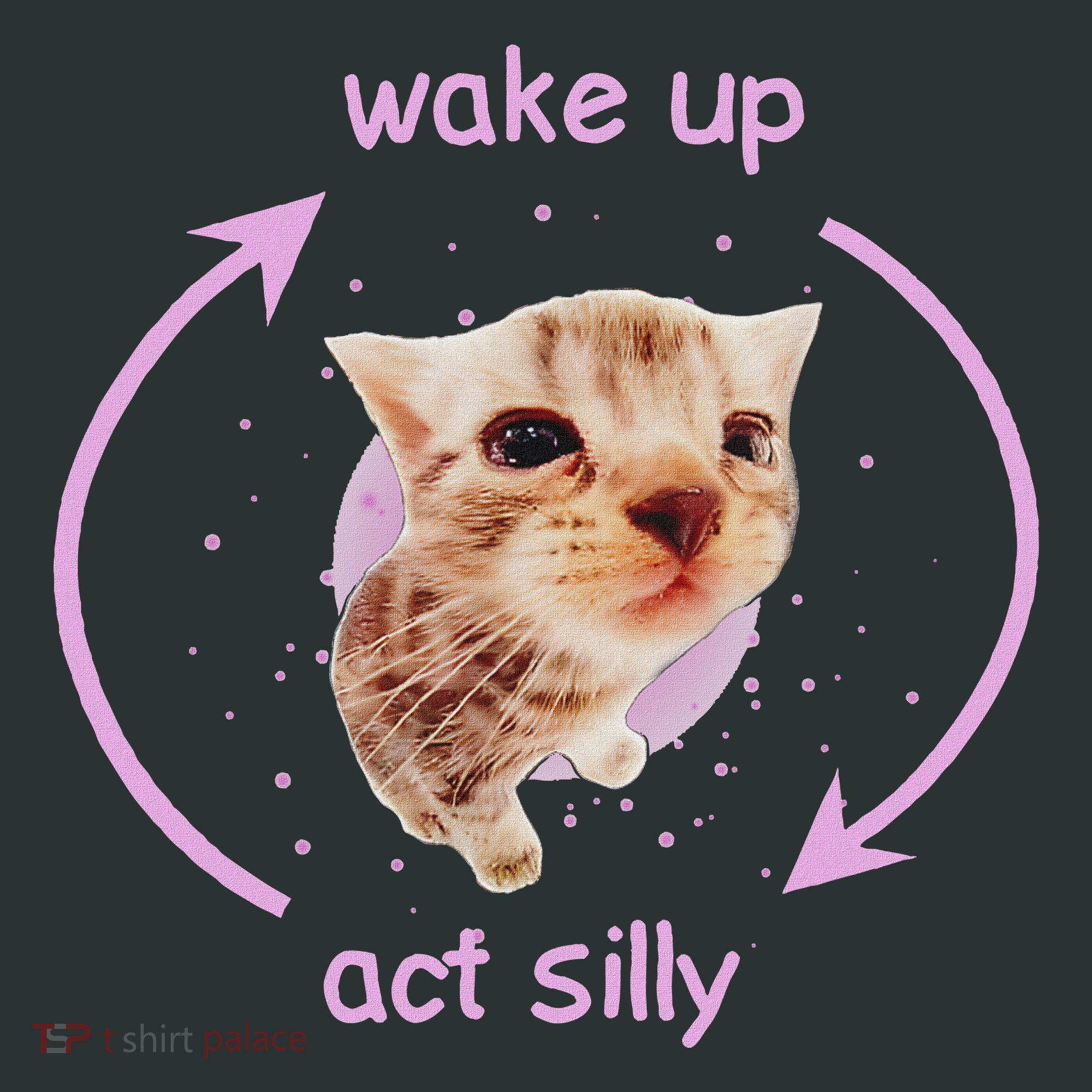 Cats Wake Up Act Silly Cat Meme Certified Freak Funny Infant Baby Jersey Bodysuit
