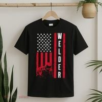 Cool Welding US Flag Art For Men Women Welder Welding Lover T-Shirt thumb 2
