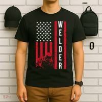 Cool Welding US Flag Art For Men Women Welder Welding Lover T-Shirt thumb 6