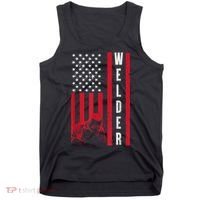 Cool Welding US Flag Art For Men Women Welder Welding Lover Tank Top thumb 0