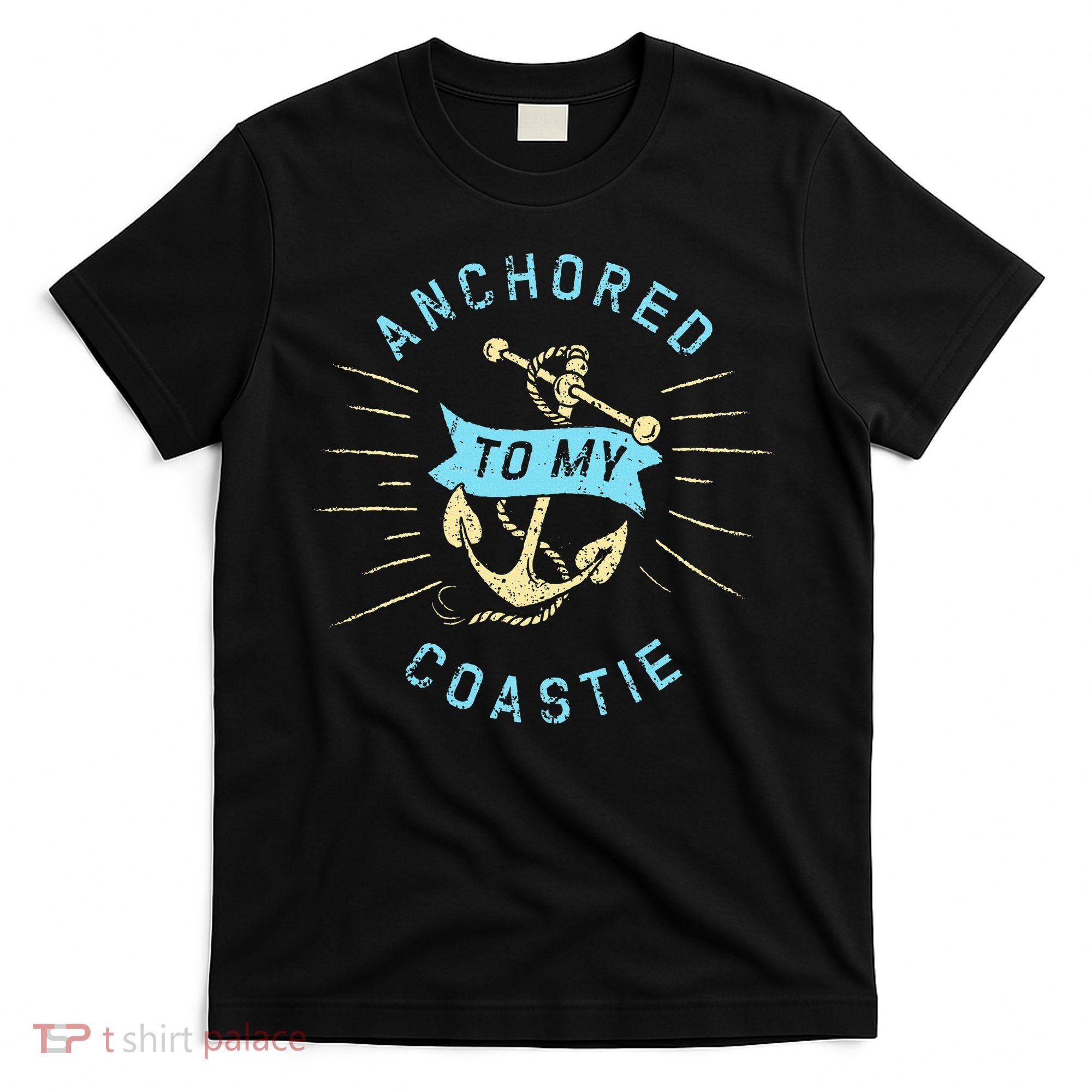 Coastie Wife Us Coast Guard Uscg Anchored To T-Shirt