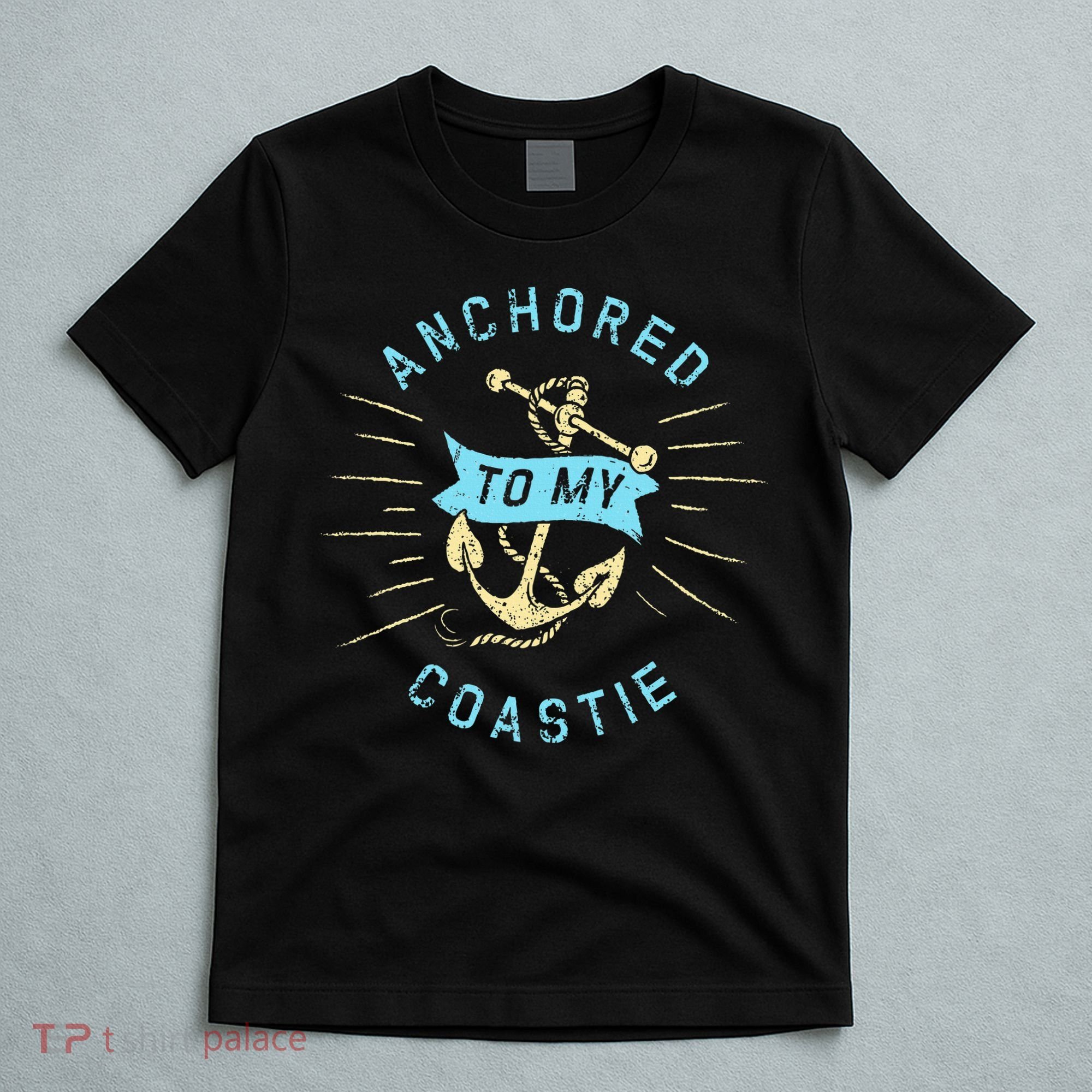 Coastie Wife Us Coast Guard Uscg Anchored To T-Shirt