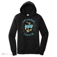 Coastie Wife Us Coast Guard Uscg Anchored To Women's Hoodie thumb 0