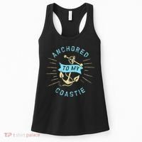 Coastie Wife Us Coast Guard Uscg Anchored To Women's Tank Top thumb 0