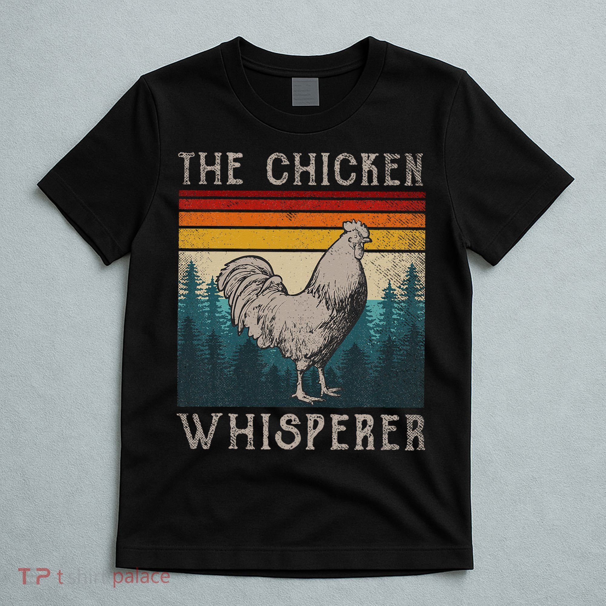 Chicken Whisperer Vintage Retro Chicken Farmer T-Shirt