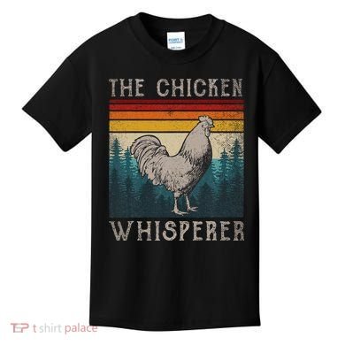 Chicken Whisperer Vintage Retro Chicken Farmer Kids T-Shirt