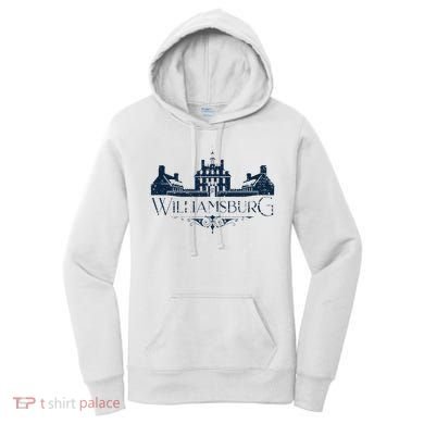 Colonial Williamsburg Virginia Vintage Distressed Style Women's Hoodie