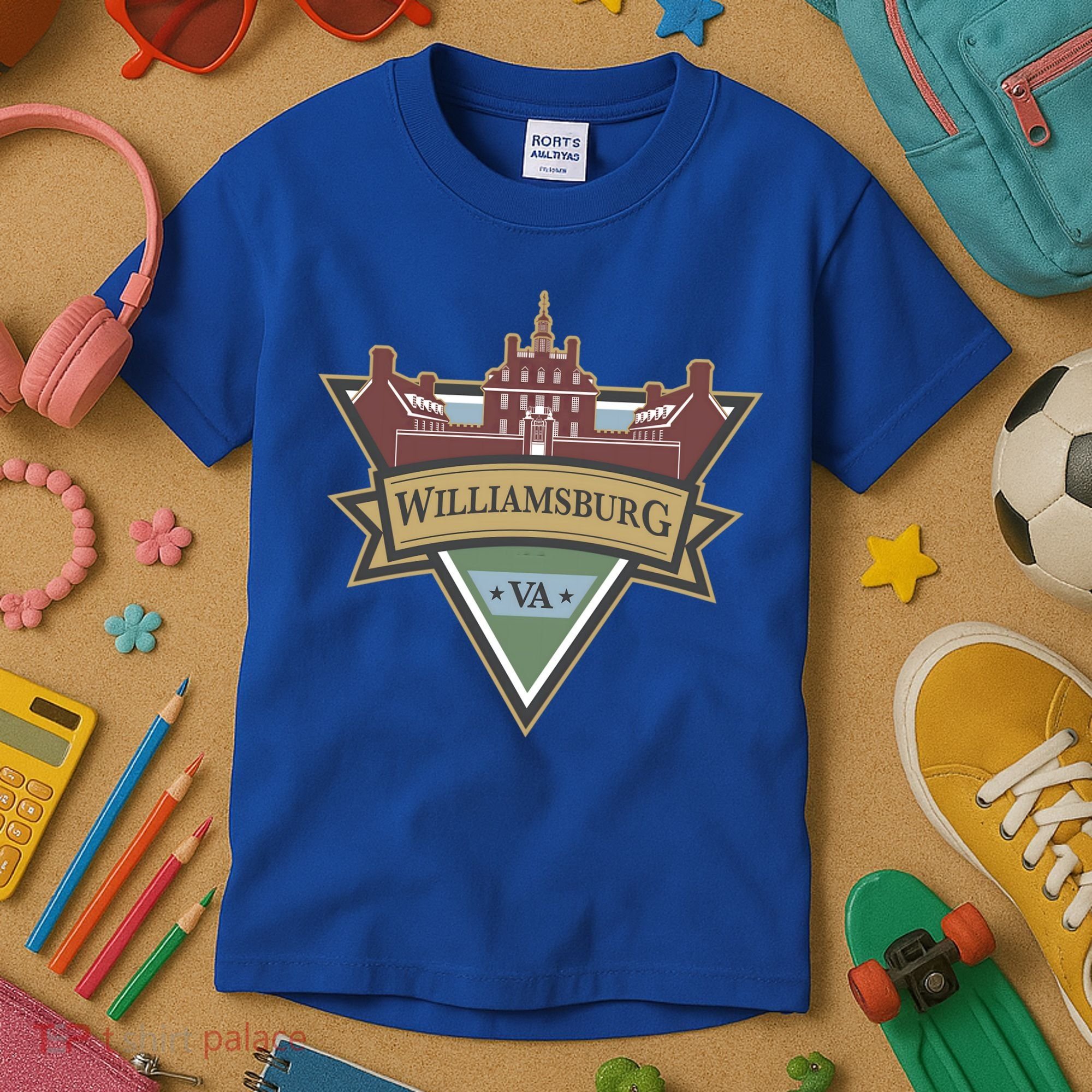 Colonial Williamsburg Va 1632 Cute Gift Kids T-Shirt