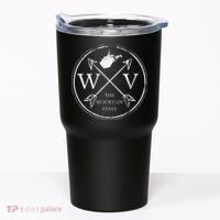 Cute West Virginia WV The Mountain State Tumbler thumb 0