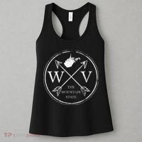 Cute West Virginia WV The Mountain State Women's Tank Top thumb 3