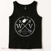 Cute West Virginia WV The Mountain State Tank Top thumb 2