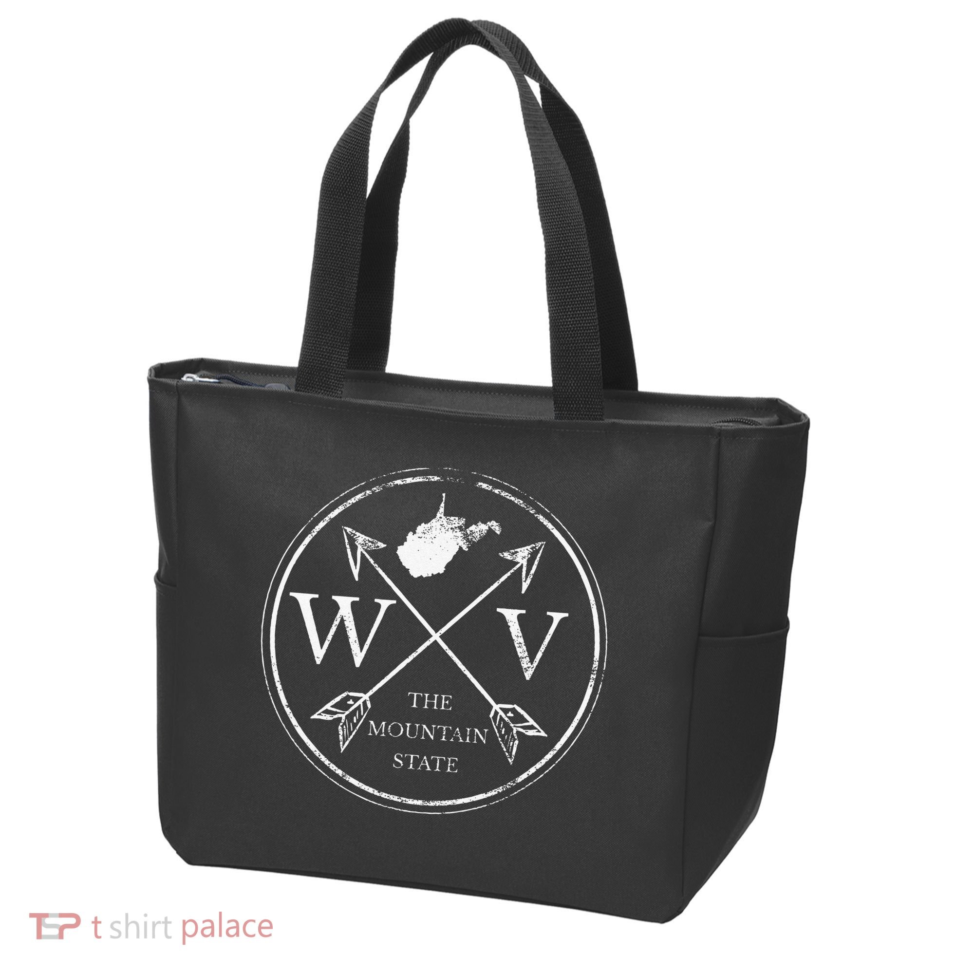 Cute West Virginia WV The Mountain State Tote Bag