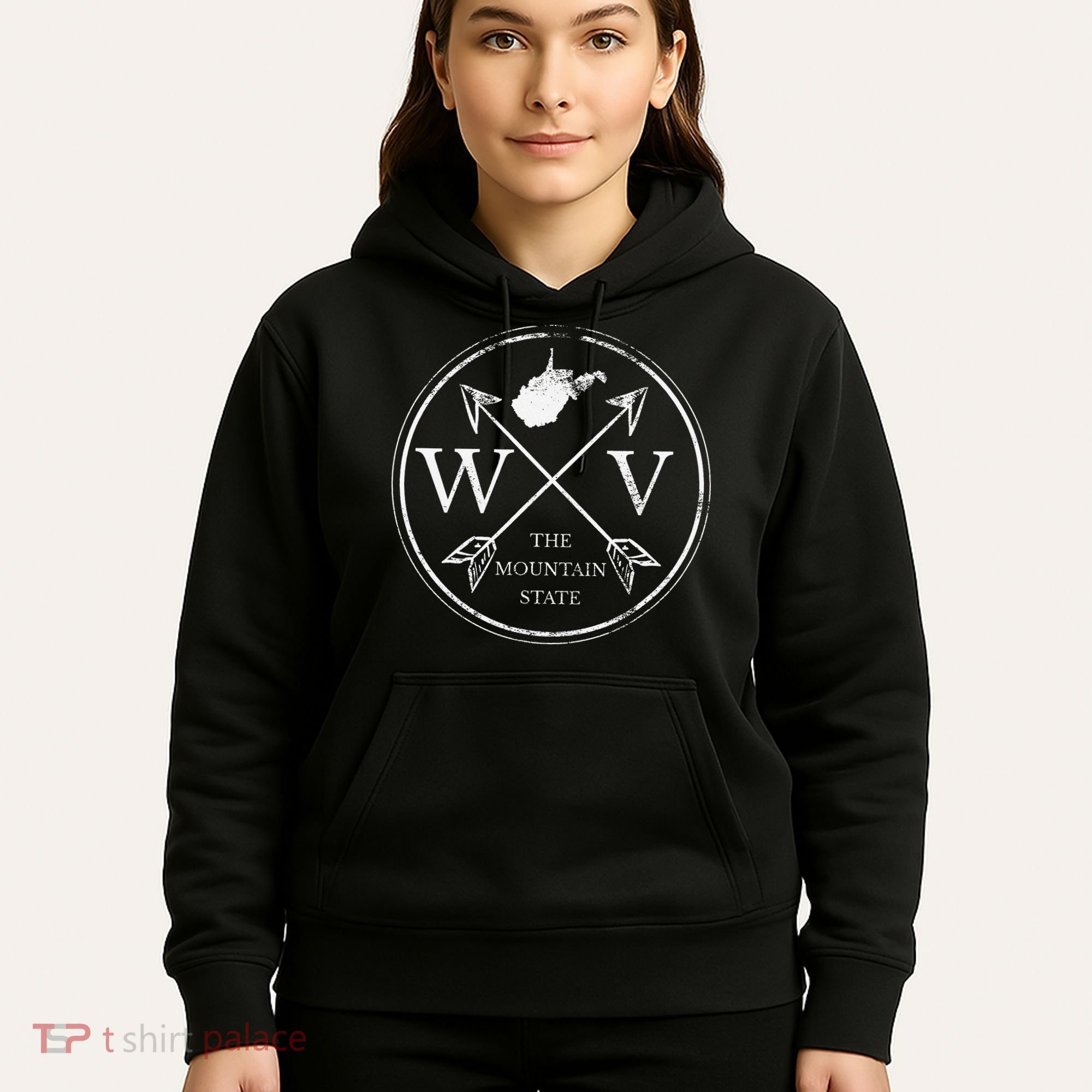 Cute West Virginia Wv The Mountain State Hoodie