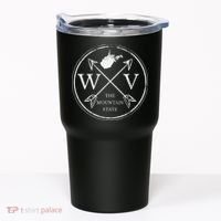 Cute West Virginia Wv The Mountain State Tumbler thumb 0
