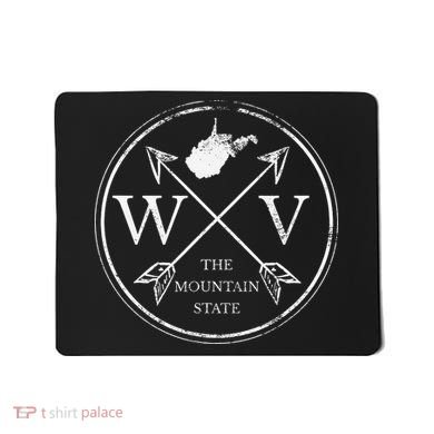 Cute West Virginia Wv The Mountain State Mousepad