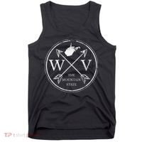 Cute West Virginia Wv The Mountain State Tank Top thumb 0