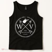 Cute West Virginia Wv The Mountain State Tank Top thumb 2