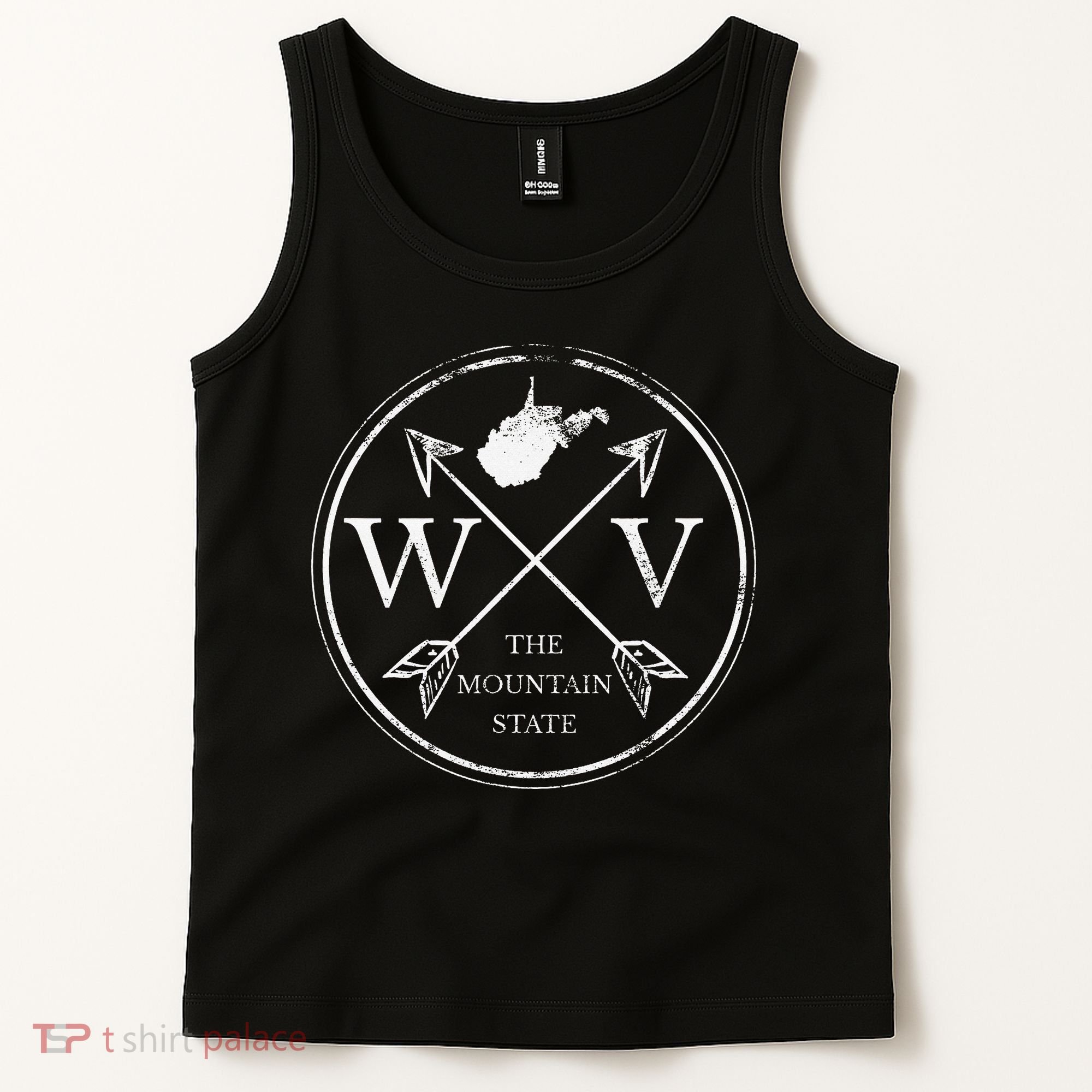 Cute West Virginia Wv The Mountain State Tank Top