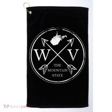 Cute West Virginia Wv The Mountain State Golf Towel
