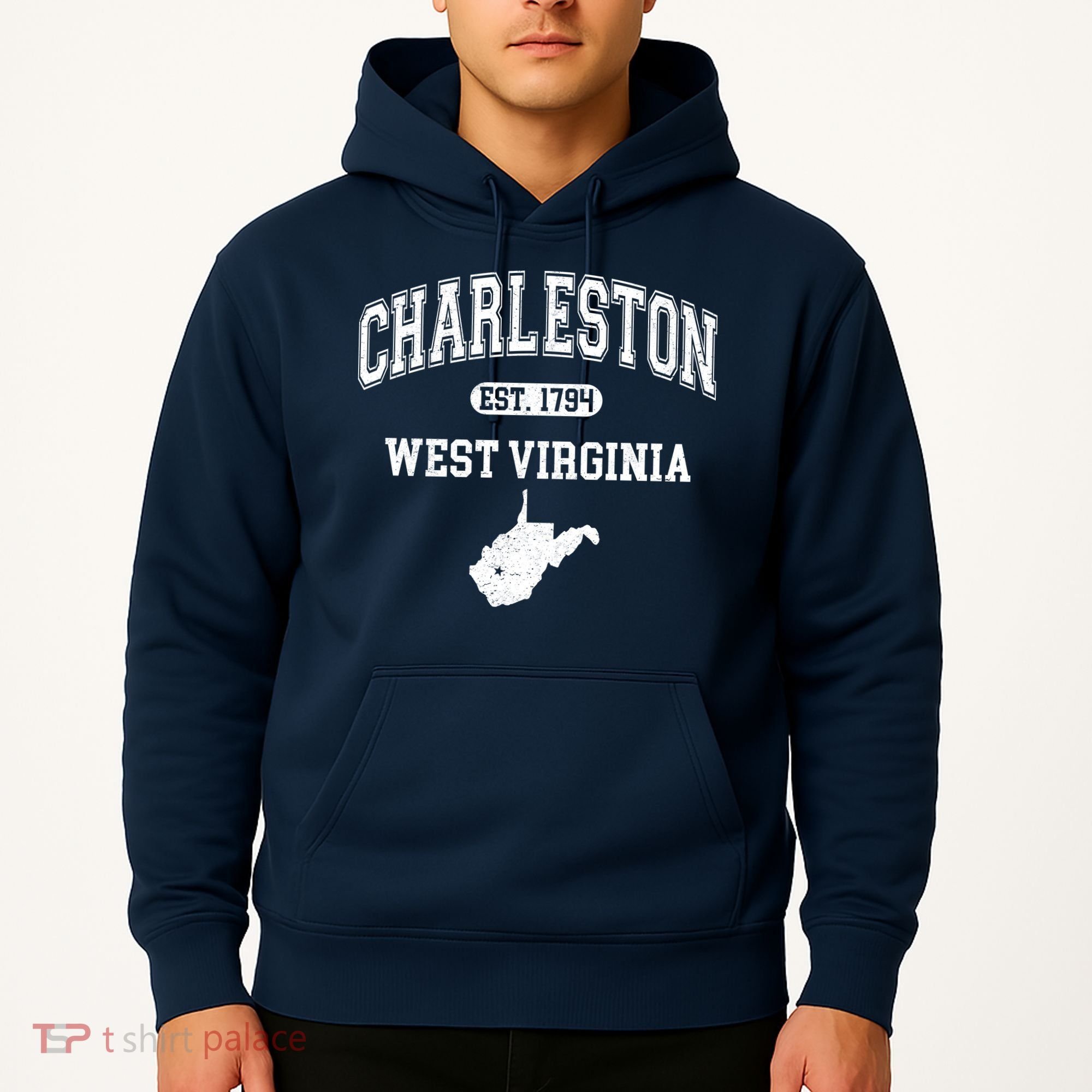 Charleston West Virginia Est. 1794 Varsity Hoodie