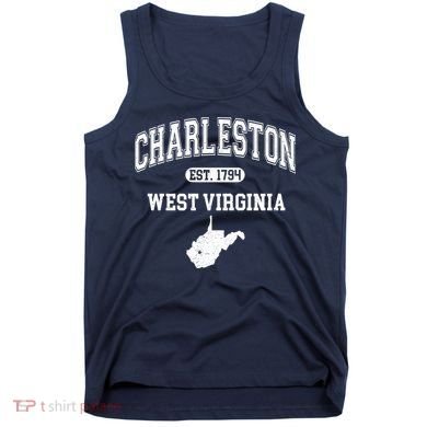 Charleston West Virginia Est. 1794 Varsity Tank Top