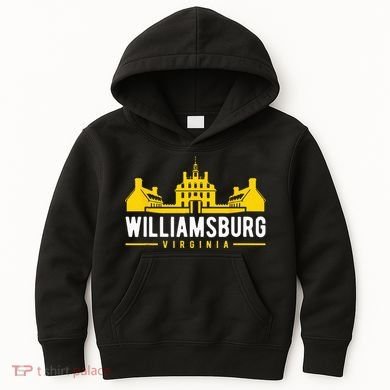 Colonial Williamsburg Virginia Design Kids Hoodie