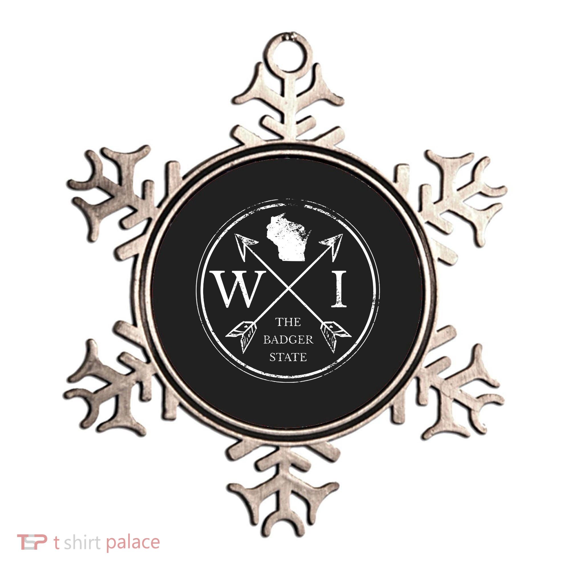 Cute Wisconsin Wi The Badger State Map Wisconsin Ornament