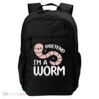 Compost Worms Worm Farmer Worm Lover Pretend I'm A Worm Backpack thumb 0