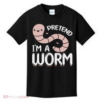 Compost Worms Worm Farmer Worm Lover Pretend I'm A Worm Kids T-Shirt thumb 0