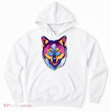 Colorful Wolf Wild Animal Hoodie