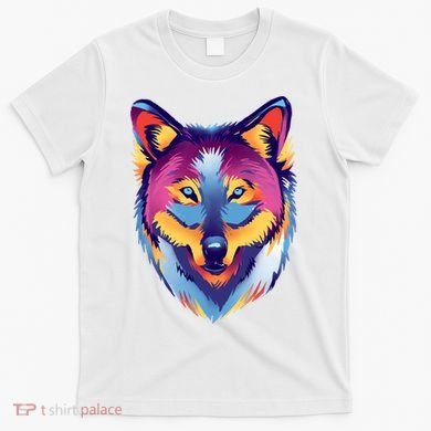 Colorful Wolf Wild Animal T-Shirt
