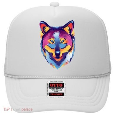 Colorful Wolf Wild Animal Hat