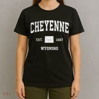Cheyenne Wyoming Wy Vintage Sports T-Shirt thumb 4