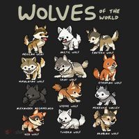 Chibi Wolf Wolves Animals Of The World Wolf Lover Women's Sweatshirt thumb 2