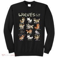 Chibi Wolf Wolves Animals Of The World Wolf Lover Sweatshirt thumb 0