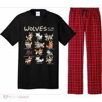 Chibi Wolf Wolves Animals Of The World Wolf Lover Pajama Set thumb 0