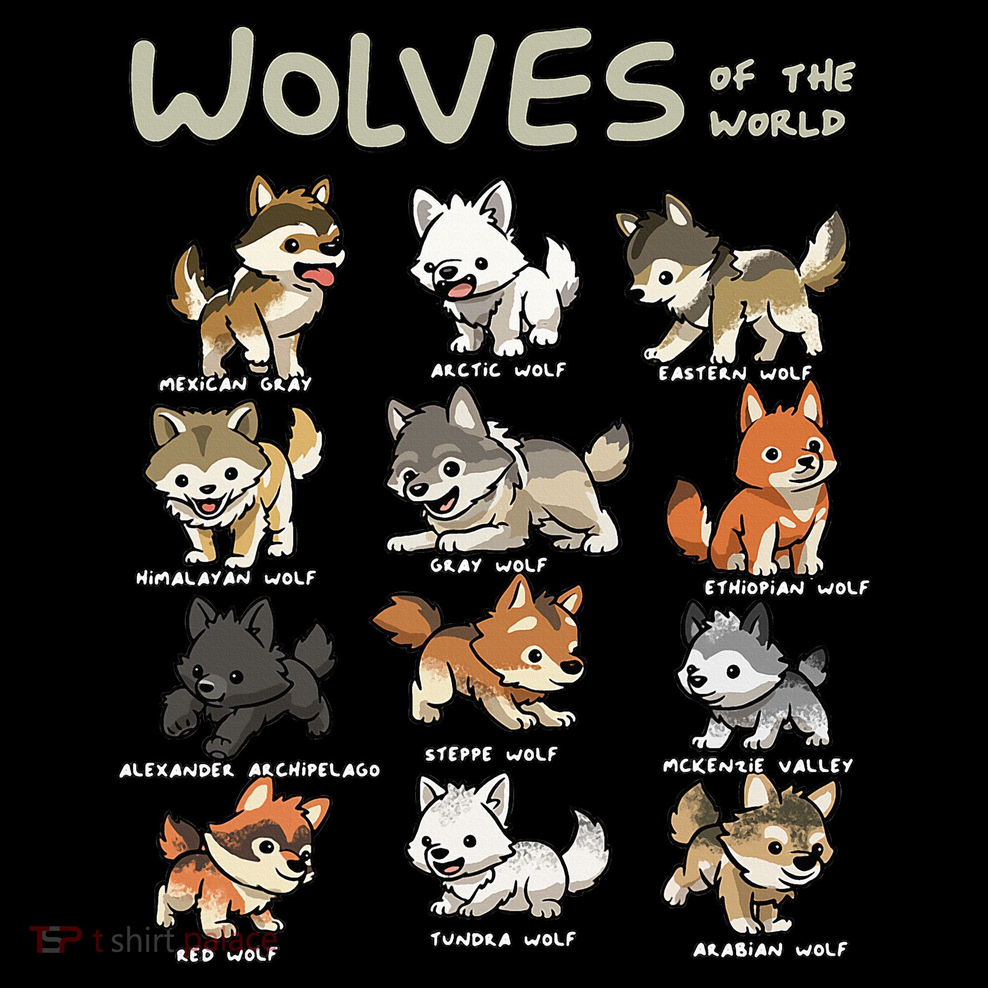 Chibi Wolf Wolves Animals Of The World Wolf Lover Women's Hoodie