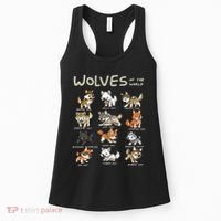 Chibi Wolf Wolves Animals Of The World Wolf Lover Women's Tank Top thumb 0
