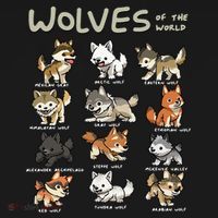 Chibi Wolf Wolves Animals Of The World Wolf Lover Baby Bodysuit thumb 2